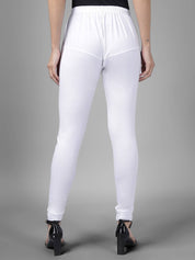 KOTTY  Color Block Women White Tights