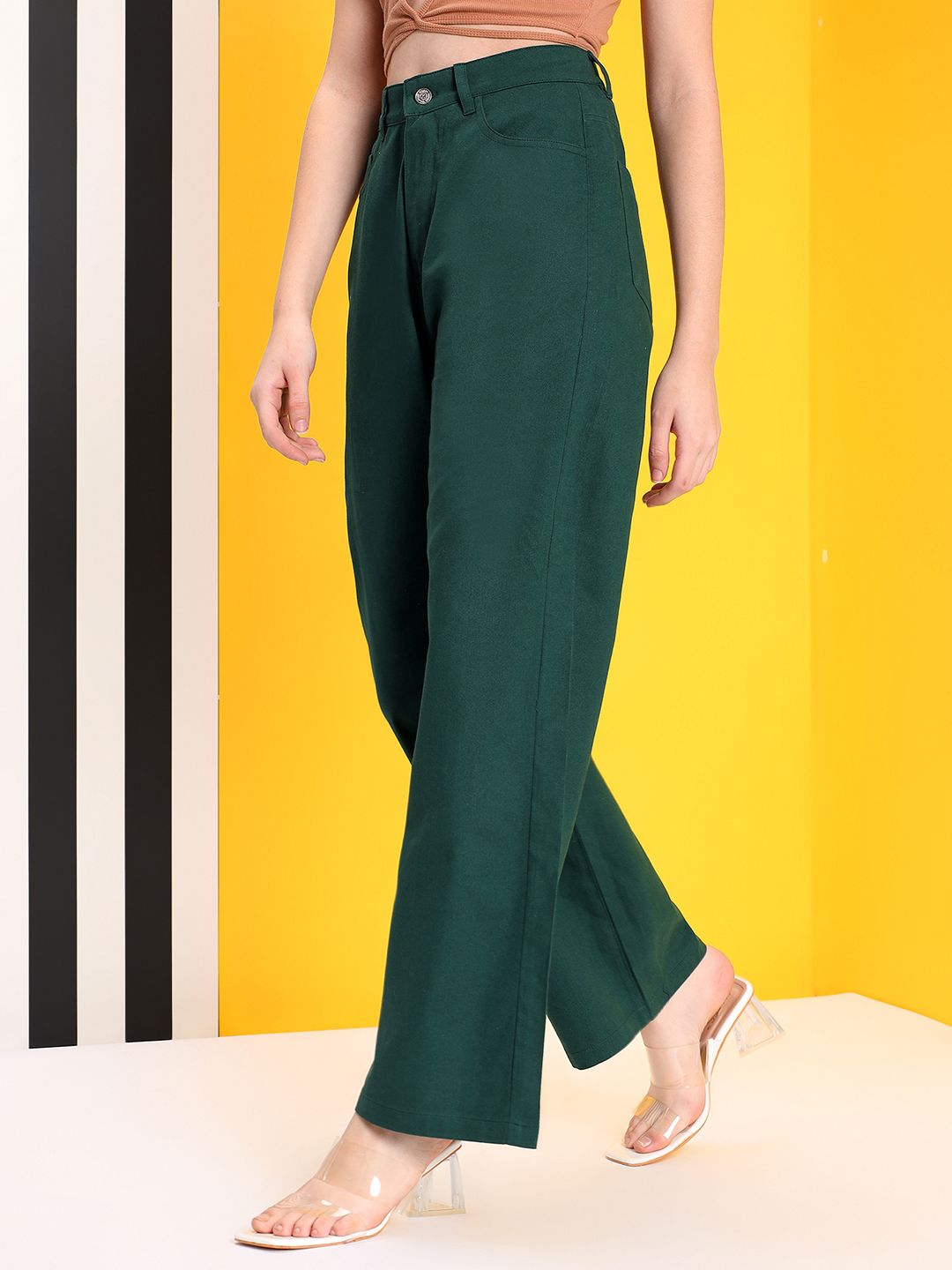 Kotty Women Jean Straight Fit High-Rise Stretchable Jeans