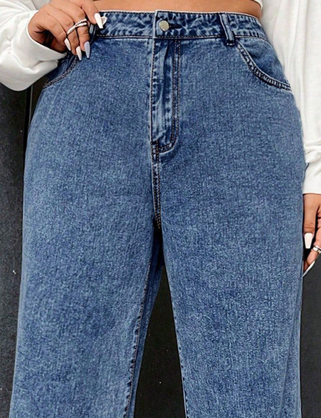 Kotty Wide Leg High-Rise Jeans