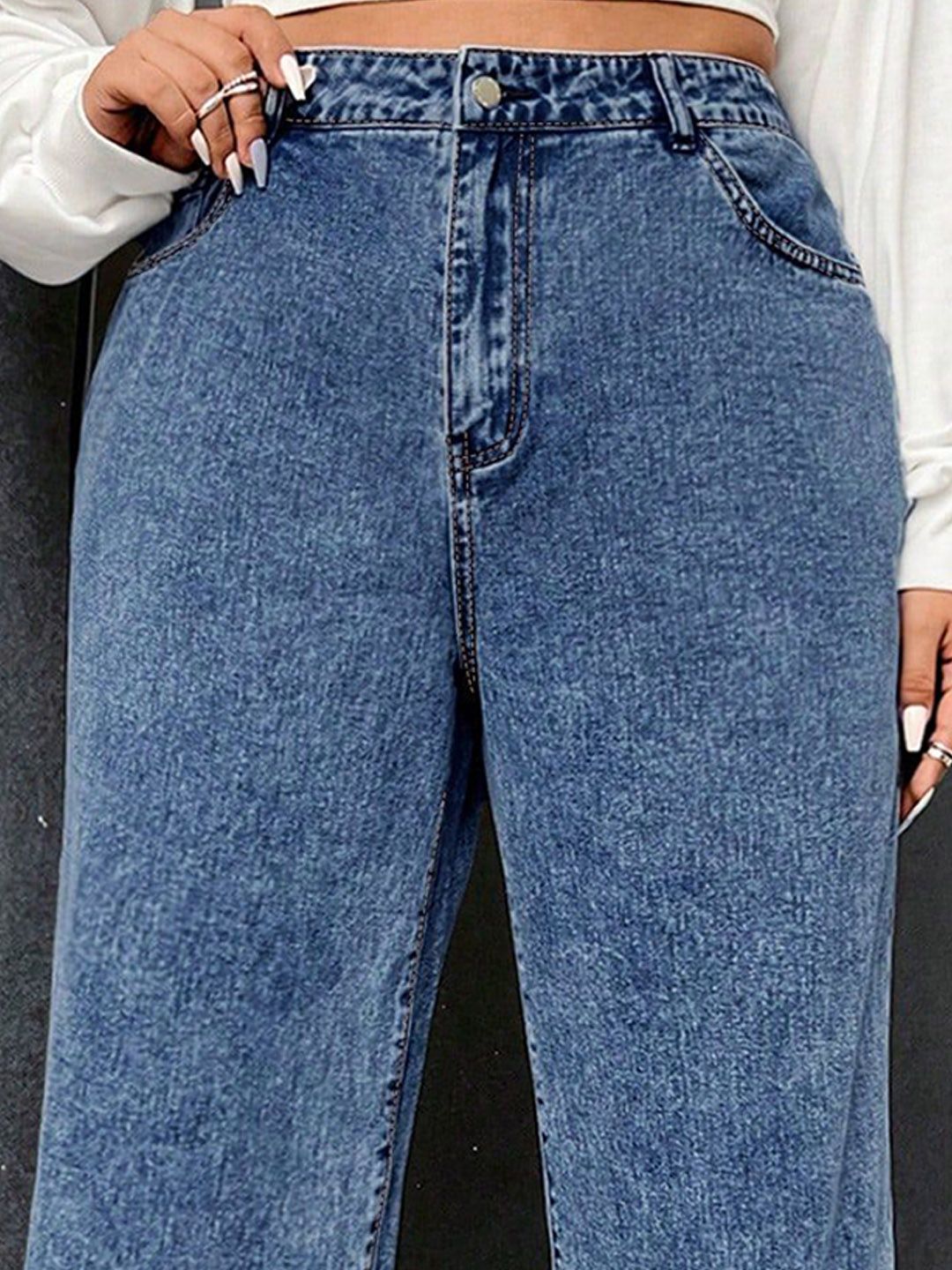 Kotty Wide Leg High-Rise Jeans