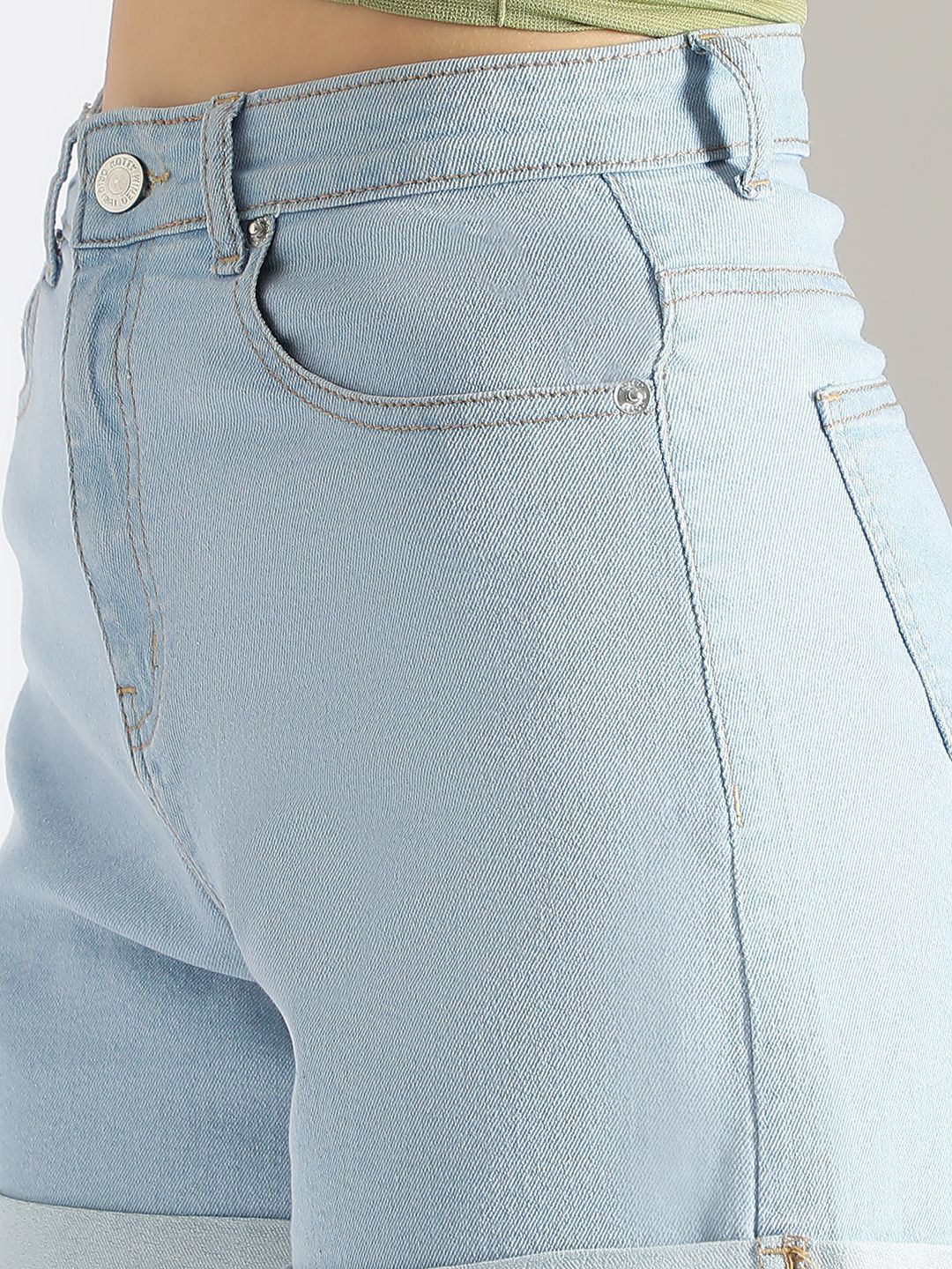 Kotty Women High-Rise Denim Shorts