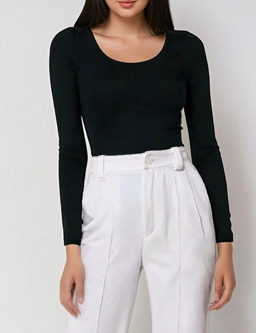 Kotty Scoop Neck Long Sleeves Thermal T-shirt With Trousers