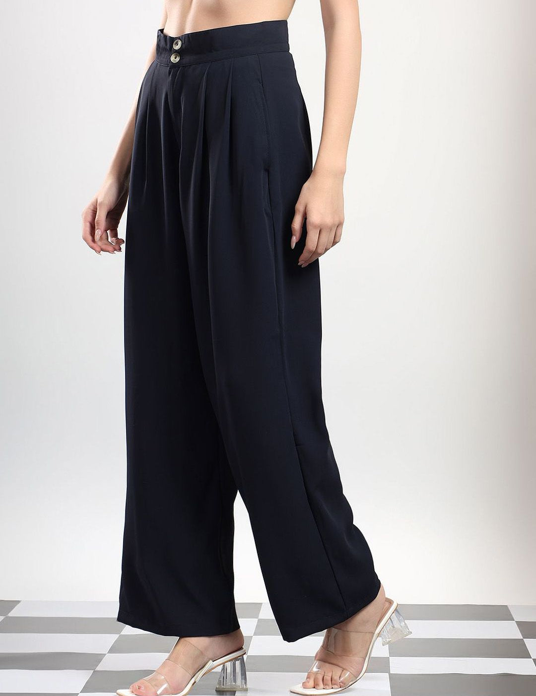 Kotty Women Original Wide Leg High-Rise Trousers