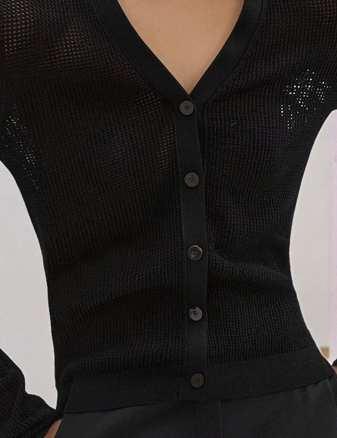 Kotty Women Self Design Cardigan