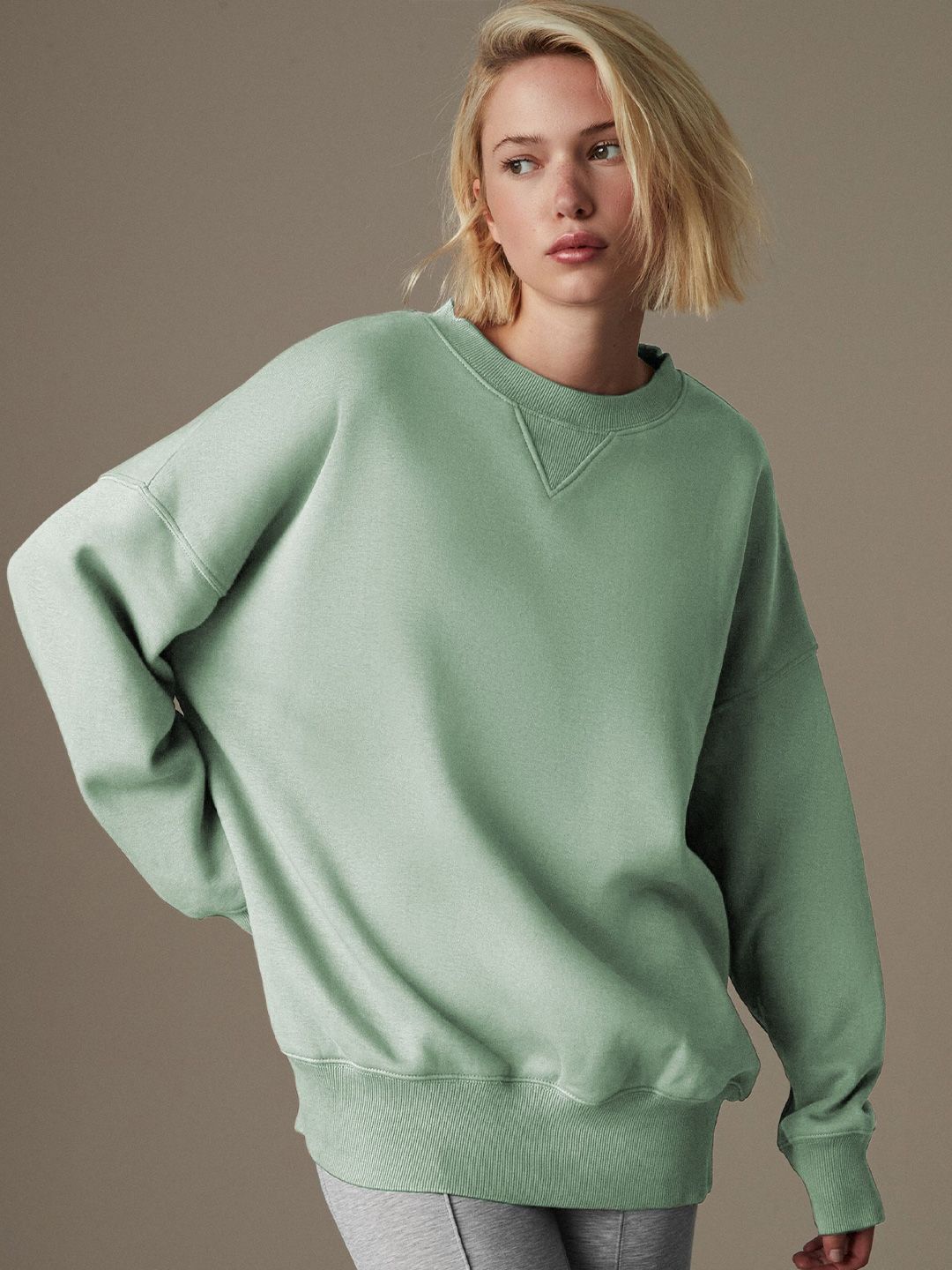 Kotty Women Round Neck Long Sleeves Sweatshirt