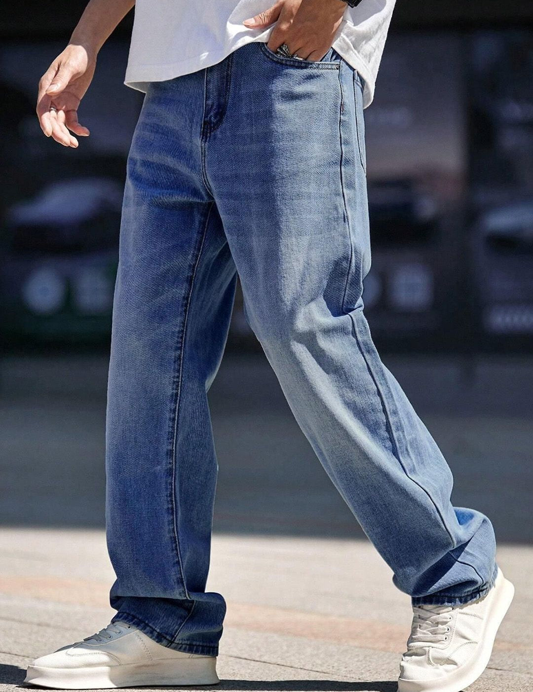 Kotty Men Regular Fit Low-Rise light Fade Stretchable Jeans