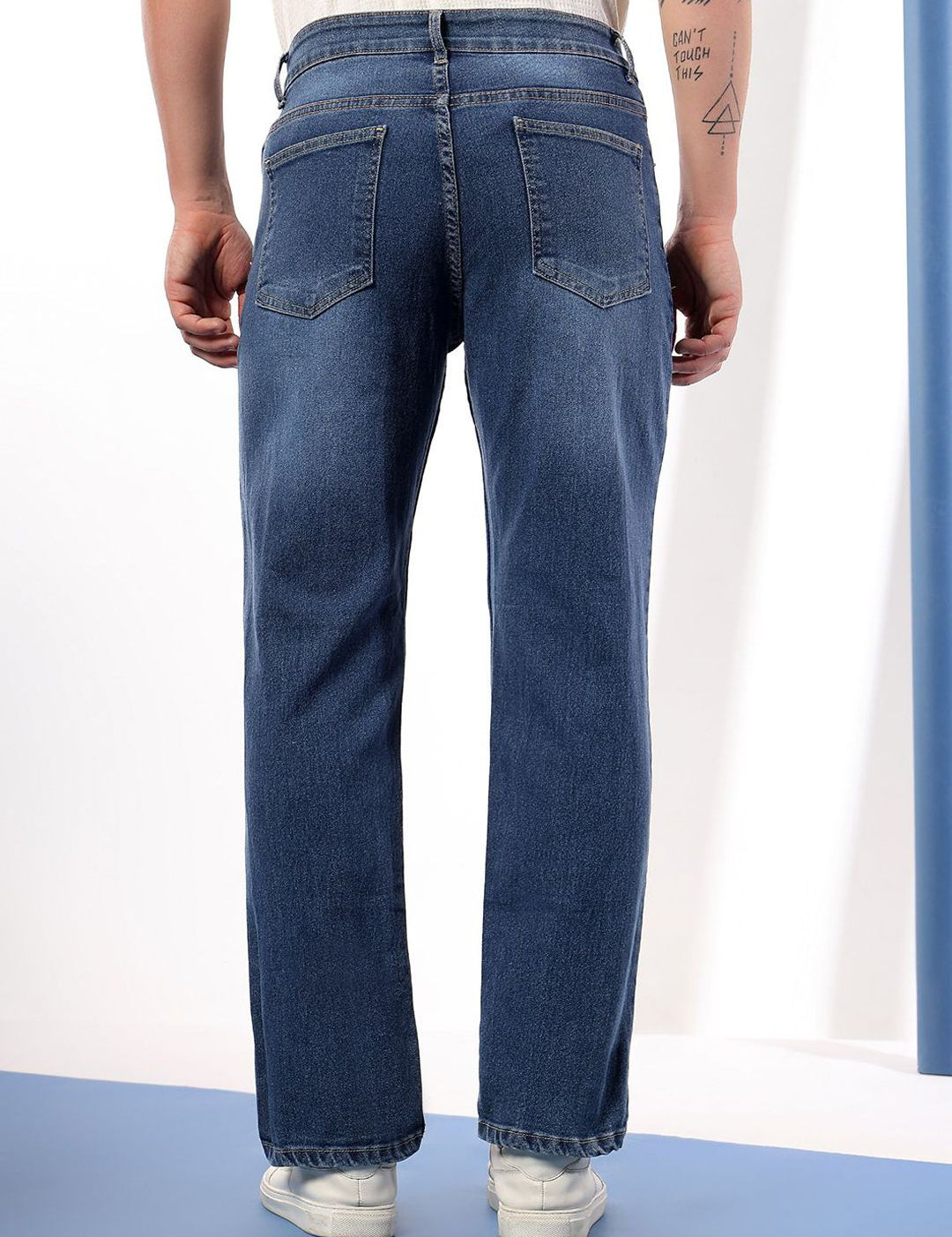 Kotty Men Comfort Regular Fit Mid-Rise Stretchable Jeans