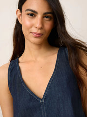 Kotty women's stylish denim A-line mini dress