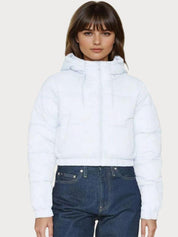 Kotty Hooded Lightweight Crop Puffer Jacket 