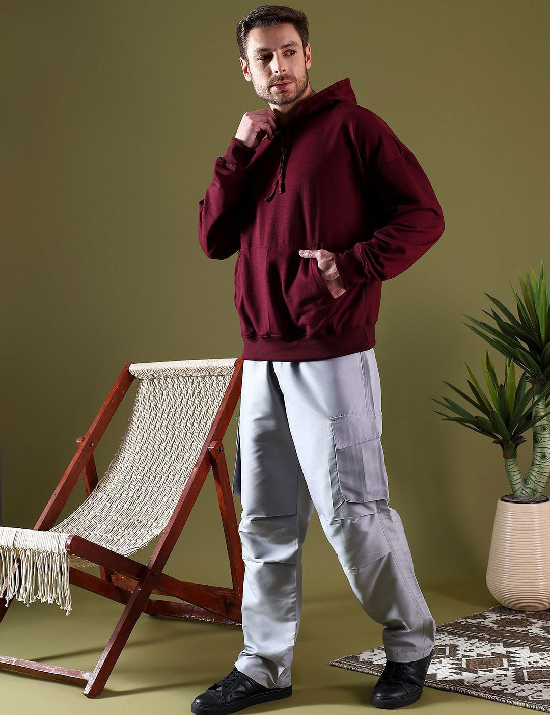 Kotty Men Hooded Sweatshirt