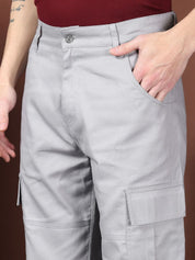Kotty Men Relaxed Easy Wash Cargos Trousers