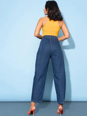 Kotty Women Jean Slim Fit High-Rise Light Fade Stretchable Jeans