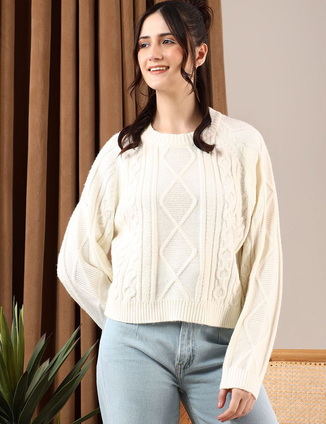 Kotty Women Cable Knit Pullover