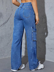 Kotty Women Straight Fit High-Rise Stretchable Jeans