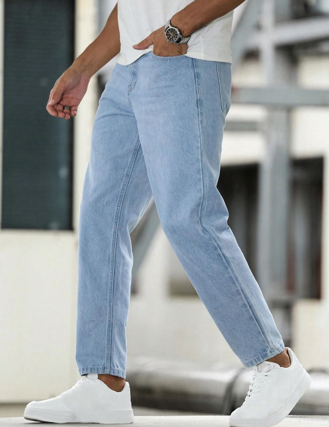 Kotty Men Straight Fit Low-Rise Stretchable Jeans