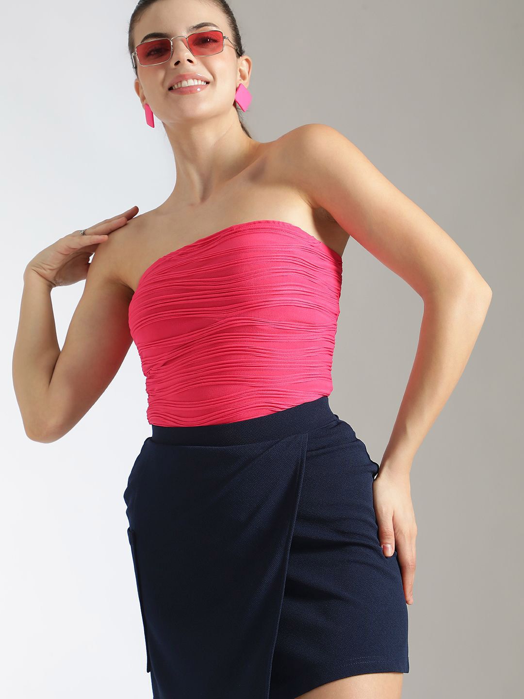  Kotty  Wrap Above Knee Skirts