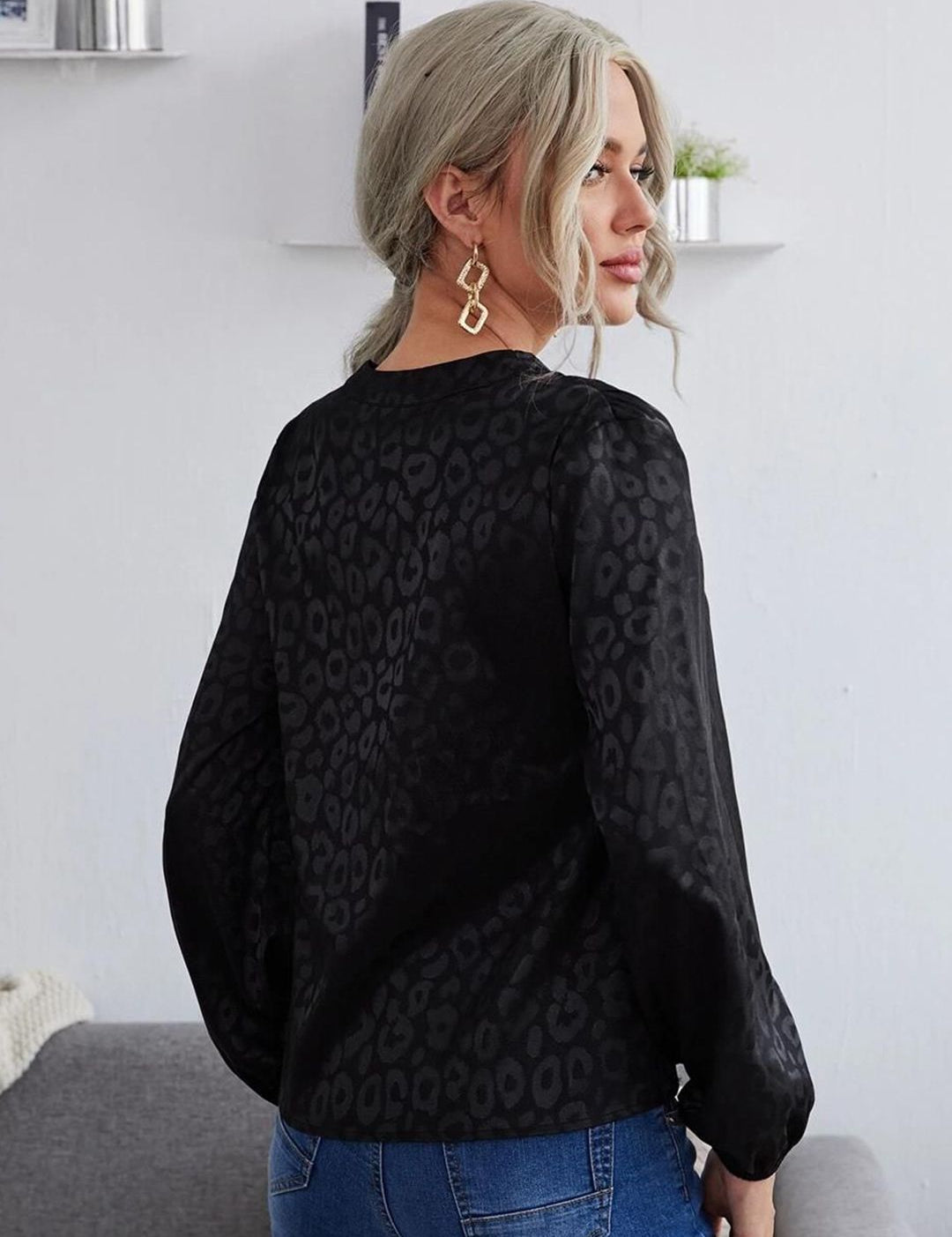 Kotty Women Abstract Printed Satin Top