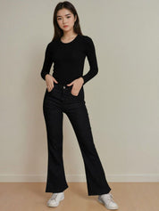 Kotty Women Bootcut High-Rise Stretchable Jeans