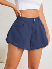 Kotty Women High-Rise Denim Shorts