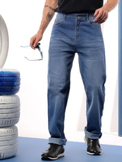 Kotty Men Comfort Fit Mid-Rise Stretchable Jeans