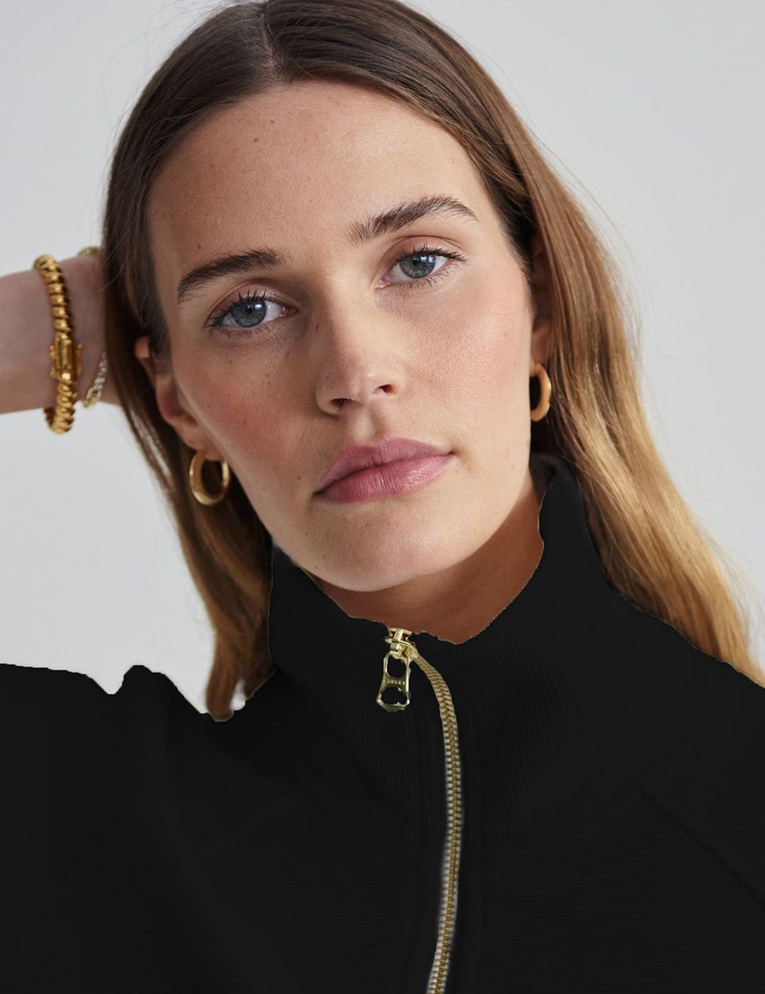 Kotty Women Shirt Collar Long Sleeves Pullover Sweatshirt