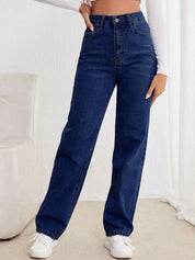 Kotty Women Jean Straight Fit High-Rise Stretchable Jeans