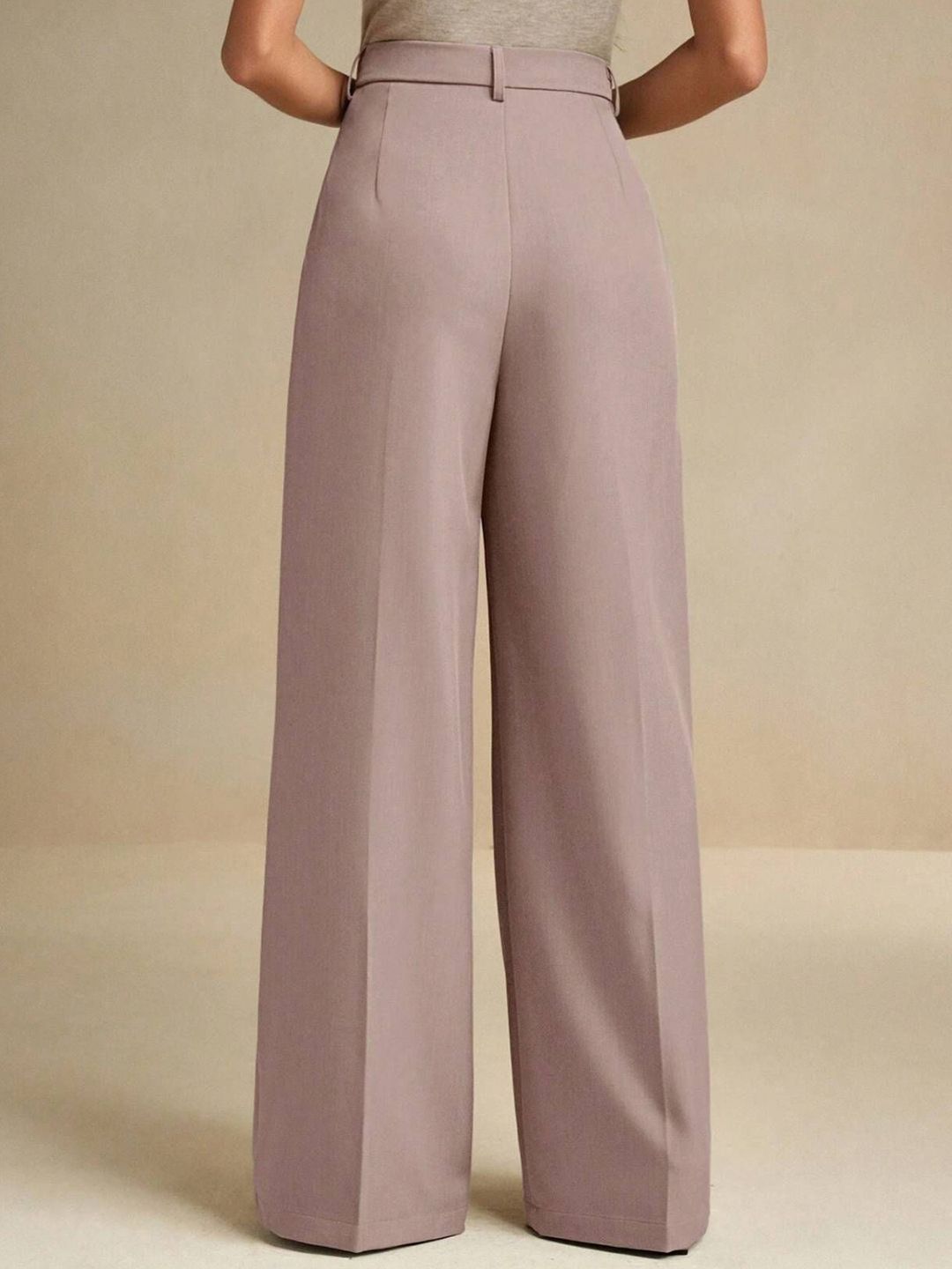 Kotty Women Relaxed Fit High-Rise Formal Trousers