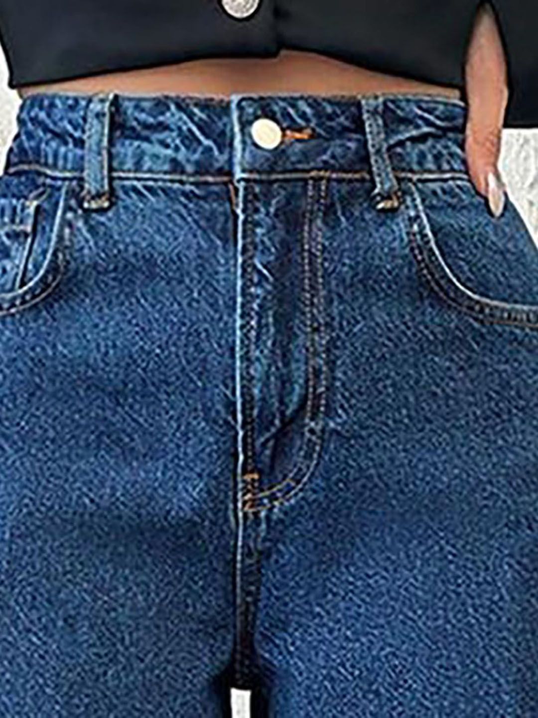 Kotty Women Straight Fit High-Rise Stretchable Jeans