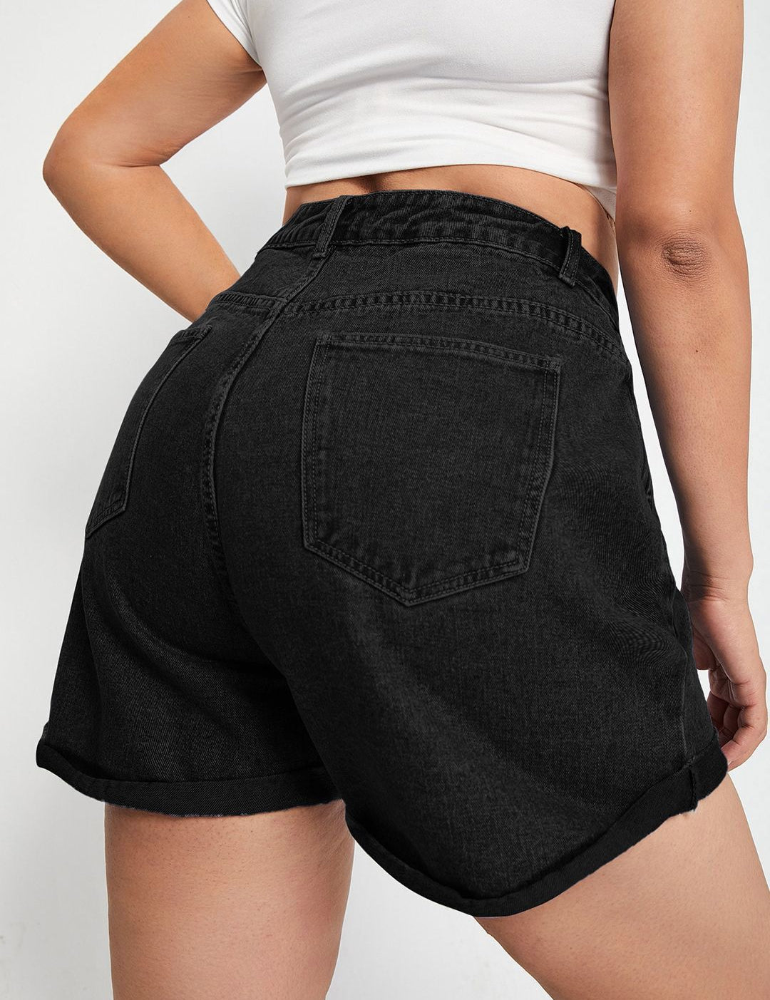 Kotty Women High-Rise Denim Shorts