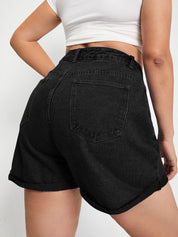 Kotty Women High-Rise Denim Shorts