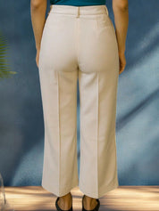 Kotty Women High-Rise Easy Wash Pleated Trousers