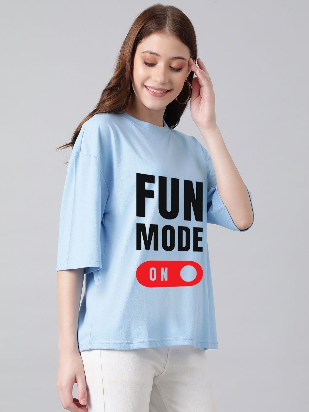 Kotty Women Typography Printed T-shirt