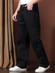 Kotty Men Relaxed Easy Wash Cargos Trousers