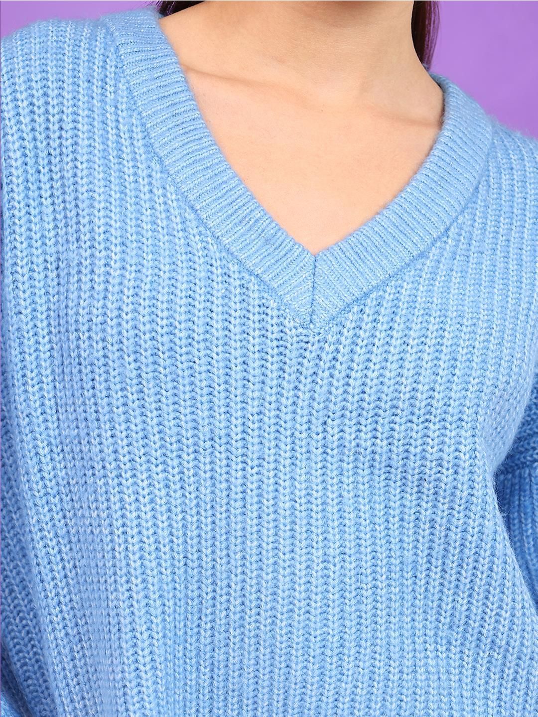 Kotty Women Cable Knit Crop Pullover