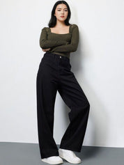 Kotty Women Jean Wide Leg Stretchable Jeans