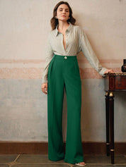 Kotty Women Relaxed High-Rise Formal Trousers