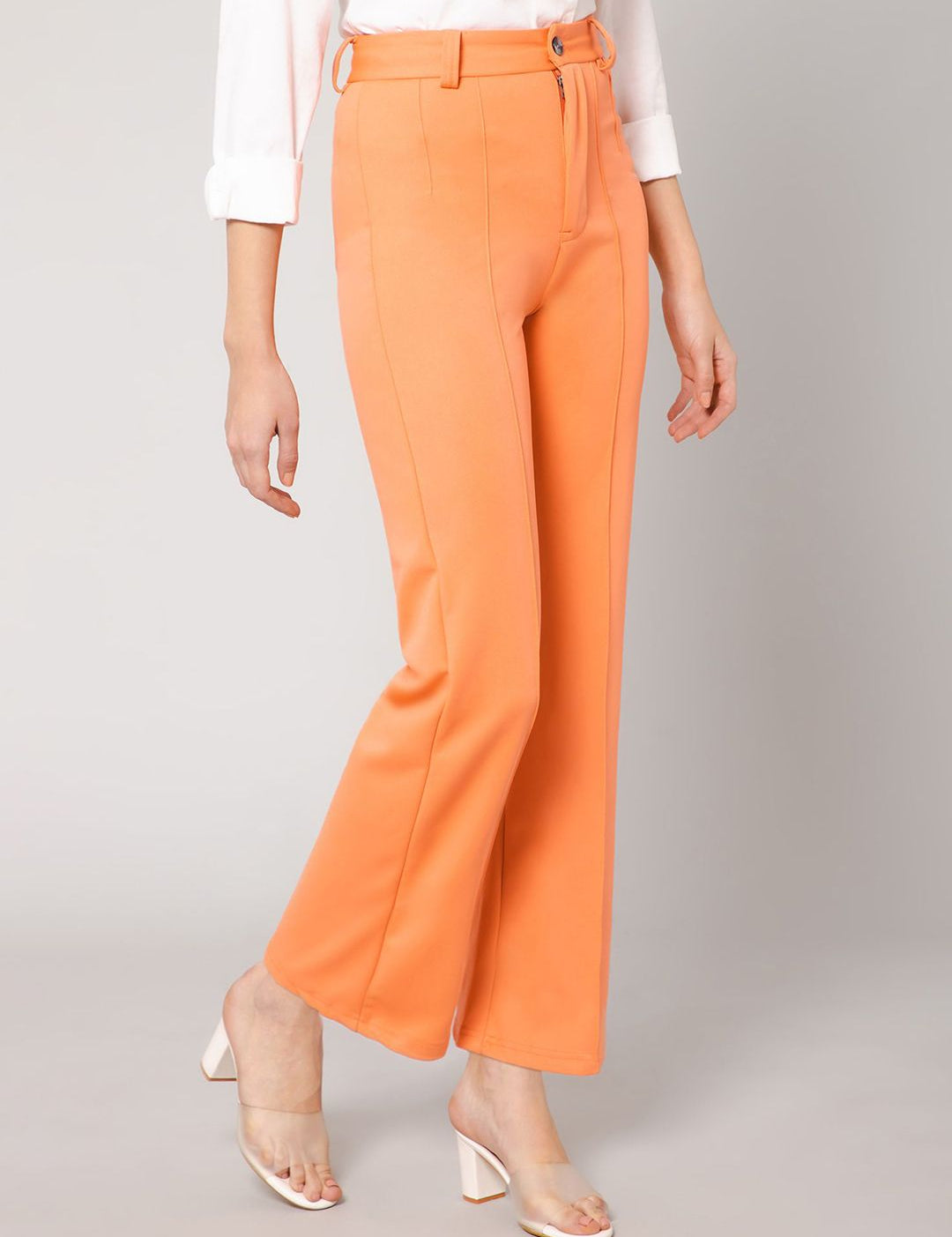 Kotty Women Relaxed Straight Leg High-Rise Trousers