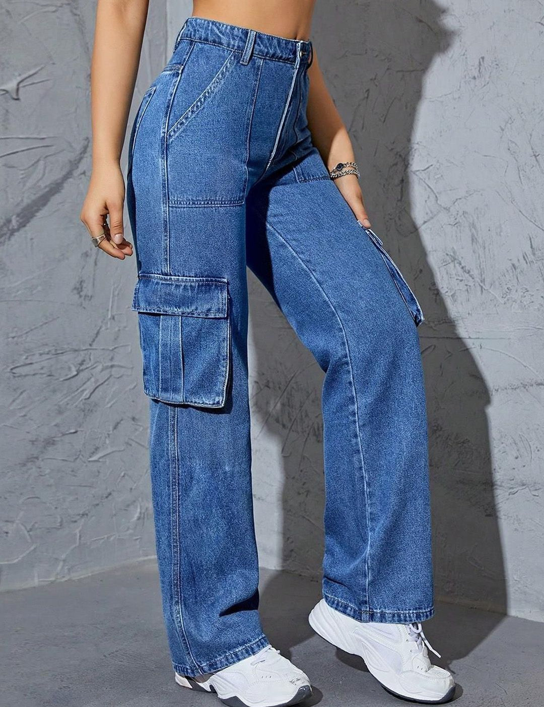 Kotty Women Jean Straight Fit High-Rise Stretchable Jeans