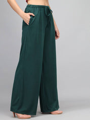 Kotty Women Solid Relaxed High-Rise Trousers