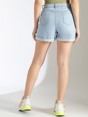 Kotty Women High-Rise Denim Shorts