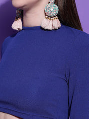 Kotty Women Solid High Neck Top