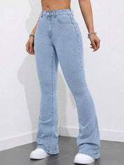 Kotty Women Bootcut High-Rise Stretchable Jeans