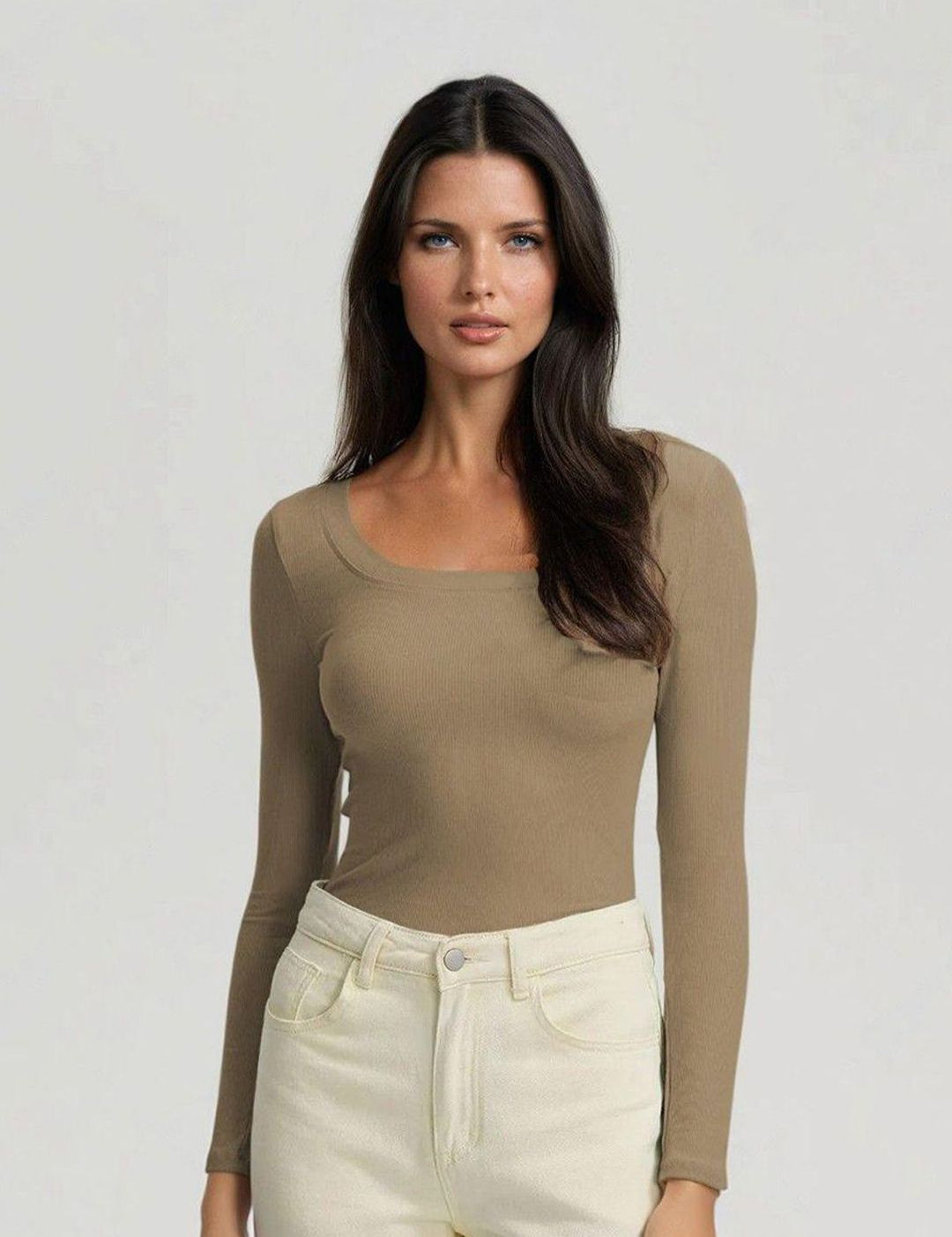 Kotty Women Solid High Neck Top