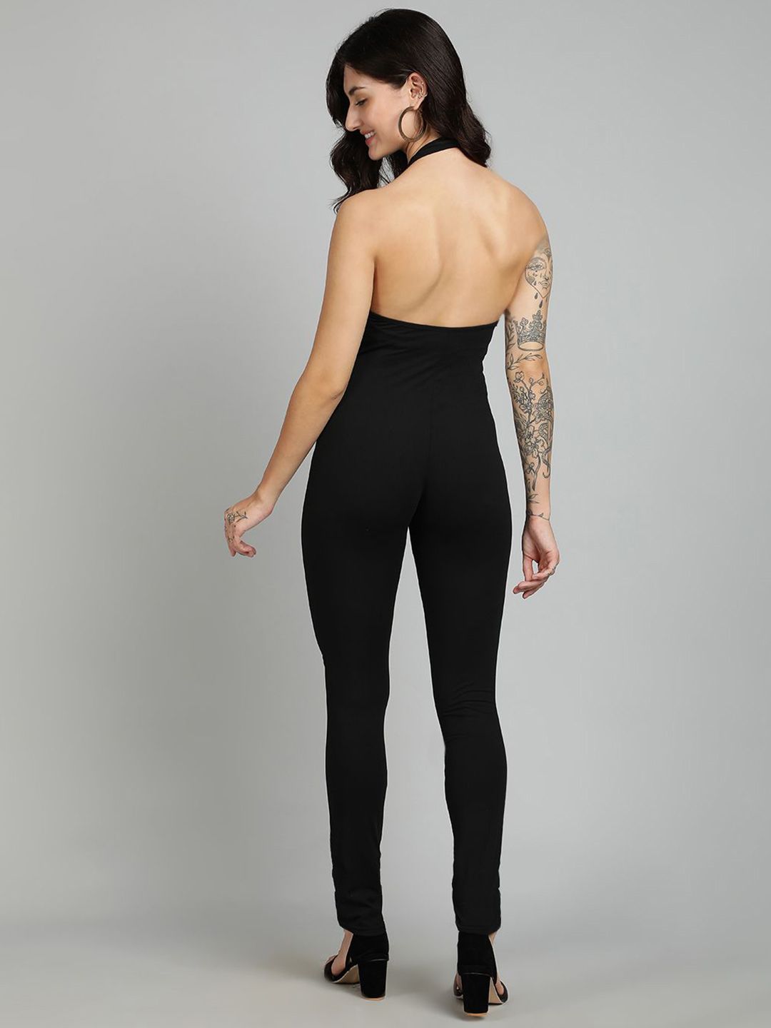 Kotty Halter Neck Basic Jumpsuit
