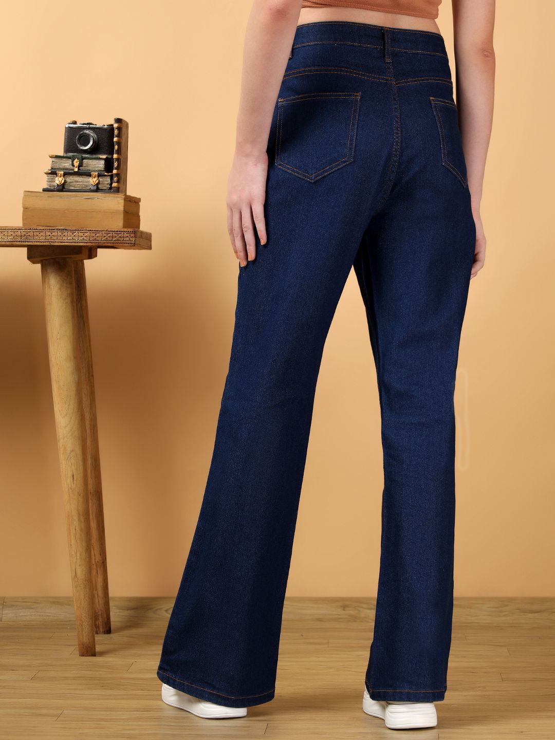 Kotty Women Jean Bootcut High-Rise Stretchable Jeans