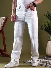 Kotty Men Jean Low-Rise Light Fade Stretchable Jeans