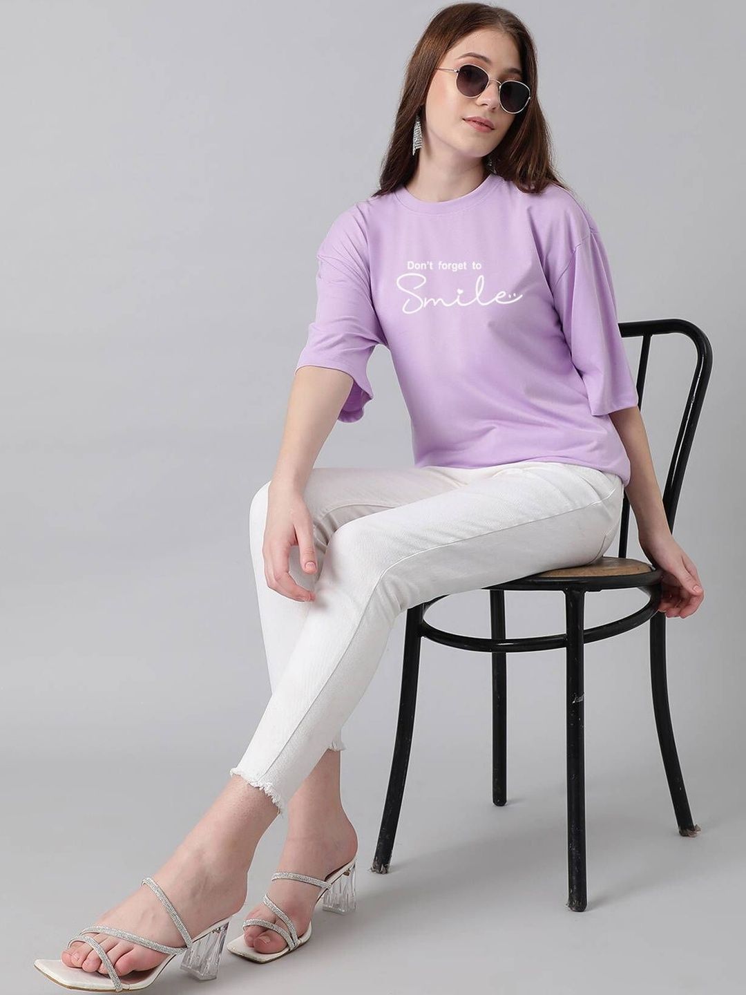 Kotty Women Typography Printed T-shirt