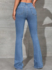 Kotty Women Bootcut High-Rise Stretchable Bootcut Ctton Jeans