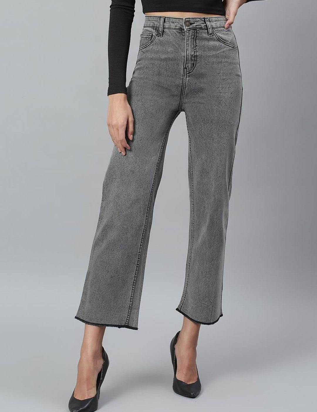 Kotty Women Jean Bootcut High-Rise Stretchable Jeans