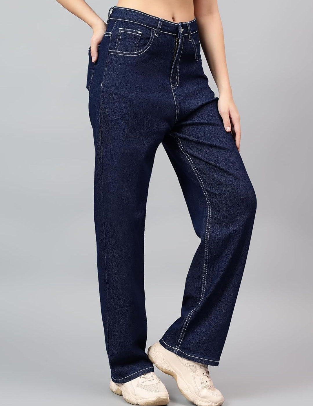 Kotty Women Wide Leg High-Rise Stretchable Jeans